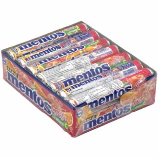 Mentos Rolls Peach Orange 29g