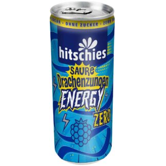 hitschies Saure Drachenzungen Energy Drink Zero 250ml MHD 31.03.2026